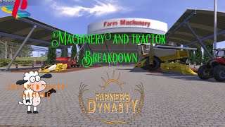 Farmers Dynasty. All Vehicles and machinery explored and explained