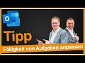 Fristen setzen: Fälligkeitsdatum bei Outlook-Aufgaben
