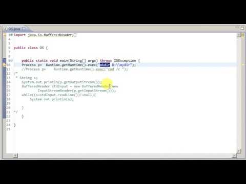 Java Run operating system commands - YouTube