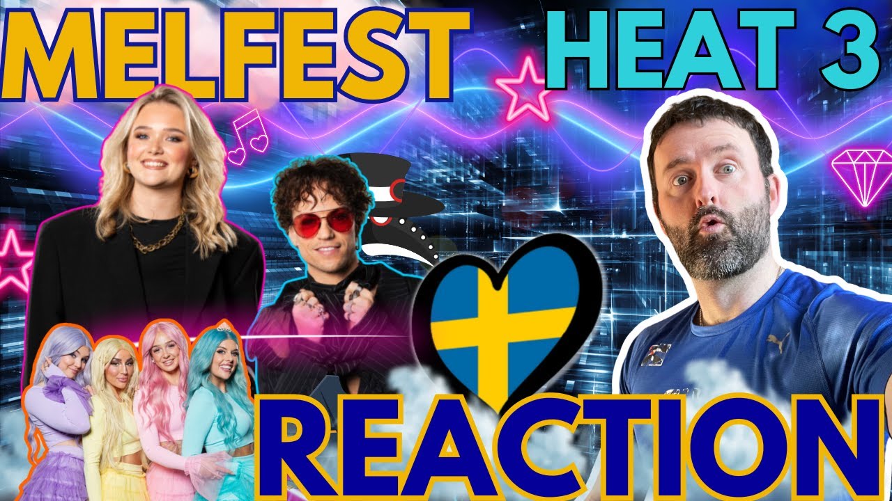 🇸🇪 Melfest SF3 REACTION ALL 6 Songs | Sweden🇸🇪 | Eurovision 2025 #melodifestivalen #Mello