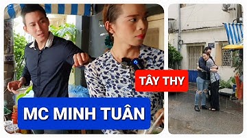 TÂY THY cuống cuồng khi MC MINH TUÂN đội mưa ghé thăm