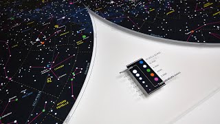 Carte des étoiles - Plexiglas transparent - Original Map®