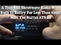 Si4732 ATS 20 Full band Radio. This Tiny SSB battery Backed Shortwave Radio Is Really Cool!