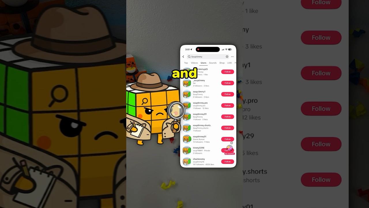 They think I’m not “SoupTimmy”
