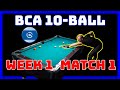 New LEAGUE? Let's Go! | BCA 10-Ball | Week 1 Match 1