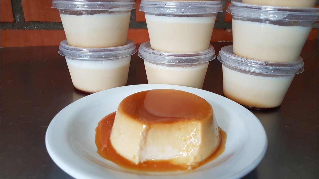 🔴FAÇA & VENDA PUDIM NO POTE- SEM OVOS E SEM FORNO- DELICIOSO E RENDE MUITO|RENDA EXTRA|