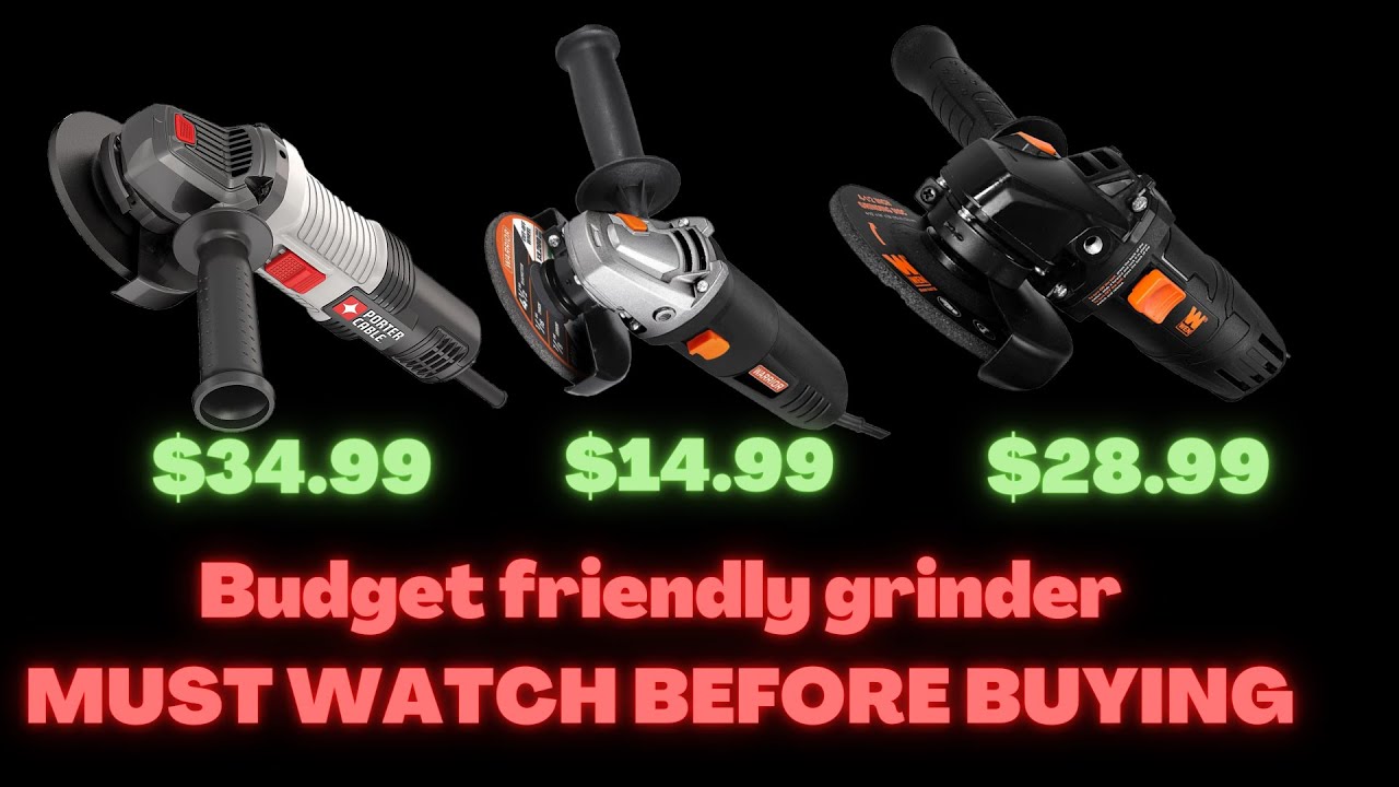 Budget angle grinders, are they worth it? YouTube