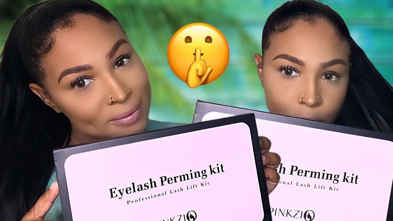 HOW TO CORRECTLY LIFT YOUR EYELASHES AT HOME | PinkZio EYELASH PERMING KIT REVIEW + DEMO