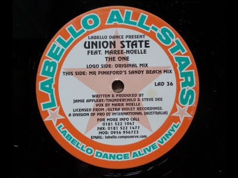 Union State — Union State - The One (Mr. Pinkford's Sandy Beach Mix)