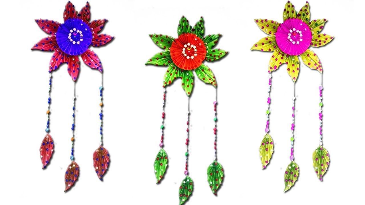 Paper wall hanging decorationsHow to make easy wall hanging