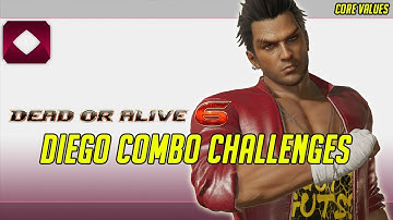 Diego Combo Challenges - Dead or Alive 6 4k60