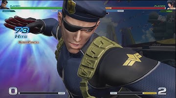 KoF XIV: Heidern combo (stun + 100%)