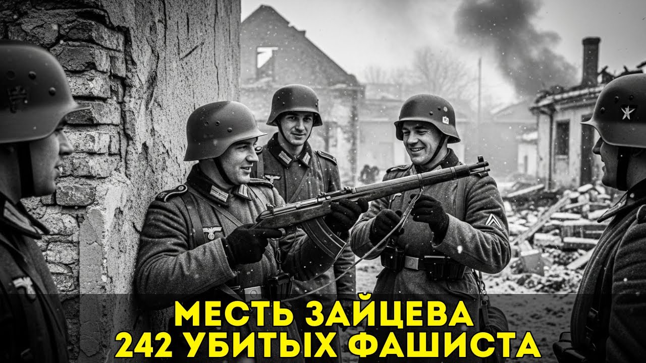 Немецкие снайперы смеялись. Зайцев заставил их замолчать навсегда!