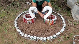 Cool Ideas Garden For You - Tip Build a Swan Garden From Old Beer Cans - Garden Decoration