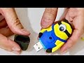 MINION DIY Pendrive con masa elástica