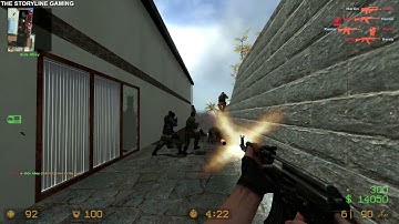 Counter Strike : Source - Orilla House - Gameplay "Terrorist Forces" (with bots) No Commentary