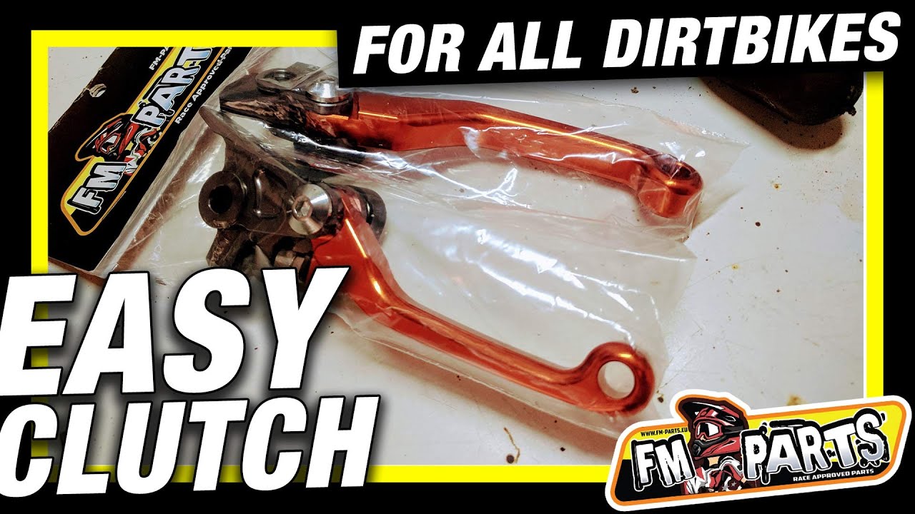 KTM Short Clutch/Brake foldable levers with 50 easier pull than OEM. FM PARTS YouTube