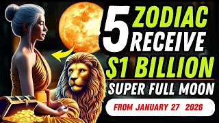Big Full Moon January 2026 ⭐️ 5 Zodiac Signs Will Win Jackpot 💰