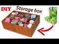 How to make a storage box from tetrapark packaging and cardboard // the best of waste