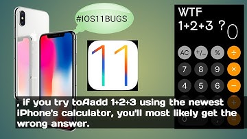 iOS 11 Has A Weird Calculator Bug