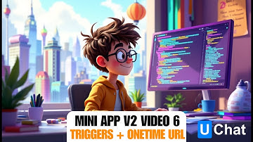 Mini app V2 workshop video 6  How to use one time url and create mini app triggers