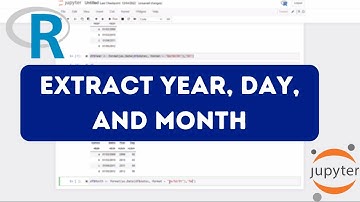 Extract The Year, Day, or Month from a Date in R programming