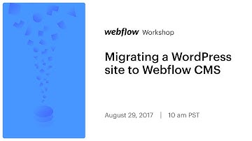 Migrating a WordPress site to Webflow CMS