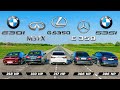 Infiniti M37x vs Lexus GS350 vs BMW 535i vs Mercedes E350 vs BMW 630i
