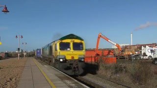 (1080p HD) Morning Freight Action At Tyseley, Inc Claggy Freightliner 66 & 70! Saturday 30/1/16 screenshot 2