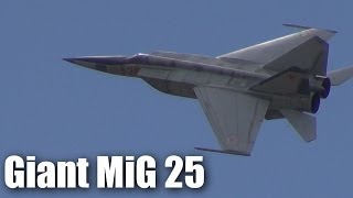 Huge MiG 25 RC jet