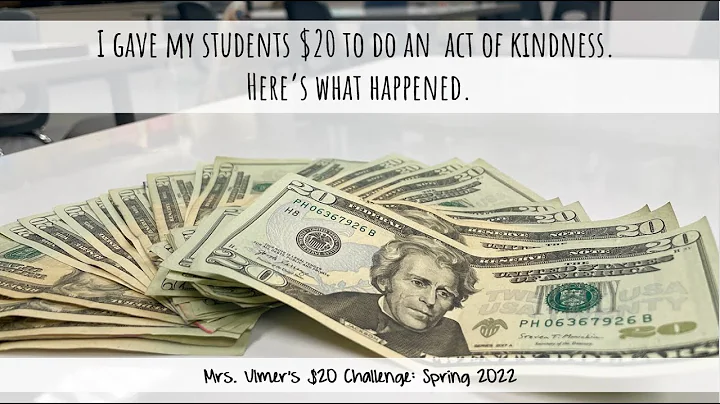 Mrs. Ulmer's $20 Challenge: Spring 2022