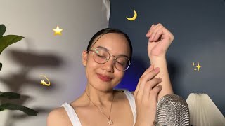ASMR Fast & Aggressive Body Triggers (mouthsounds,fabric scratching,collarbone tapping)