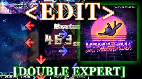 【DDR XX EDIT】 DROP OUT (20XX CyberTech Remix) [DOUBLE EXPERT] Lv.15