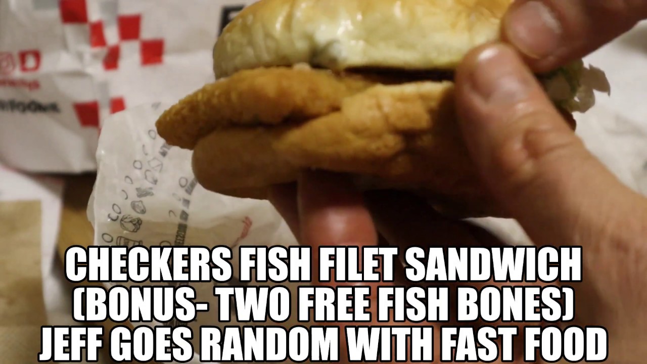 Checkers Fish Sandwich. Fish Bones Bonus? How was it ? YouTube