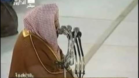 الشيخ عبدالرحمن السديس 10\1\2011 المغرب تلاوة رائعة
