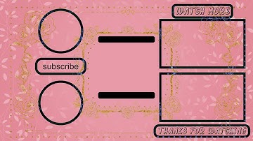 Youtube Outro End Screen #1 Video Mra a End Screen