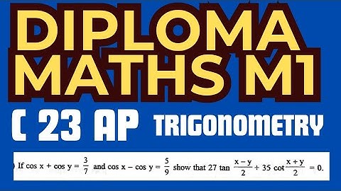 Trigonometry for Diploma in telugu@maths naresh eclass
