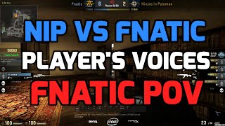 Katowice 2015  fnatic vs NiP inferno grand final players voices (fnatic POV Swedish)