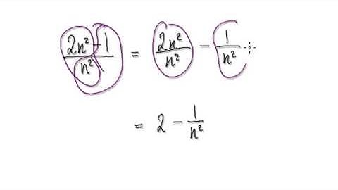 Video 2506 - Monotonic Sequence (2n^2-1)/n^2 - Practice