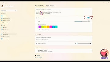 How to Turn on Text Cursor Indicator on Windows 11