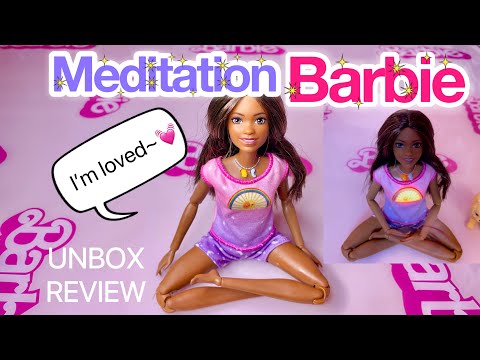 Barbie Self-Care Rise & Relax Doll with Yellow Puppy