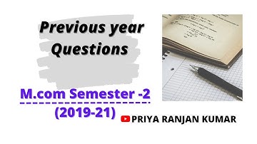 M.com(sem-2)previous year questions.(2019-21)#tmbu #HRM #marketing #corporate Law  #ict