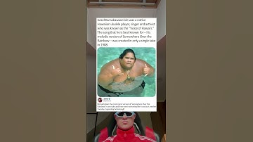 Thumbnail of Israel Kamakawiwo'ole was a native Hawaiian ukulele player singer and activist