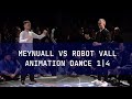 Robot vall vs meynuall animation dance 14 back to the future battle 2021