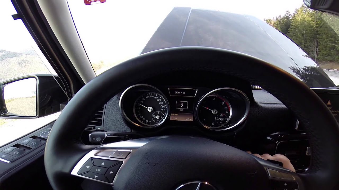 2013 Mercedes G350 BlueTec startup and engine