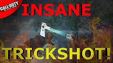 INSANE LUCKY BLACK OPS 1 TOMAHAWK TRICKSHOT KILLCAM! W/ REACTIONS!