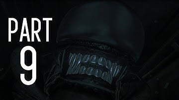 Alien Isolation Gameplay Walkthrough Part 9 - Alien In The Vent WTF (PC)