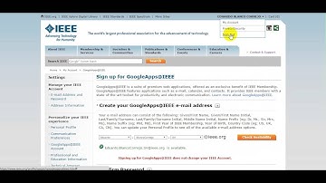 Creando alias@ieee.org y vinculándolo con cuenta de gmail.
