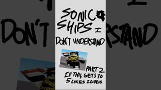 Sonic Ships I don’t understand. Like seriously. #sonicthehedgehog #ships