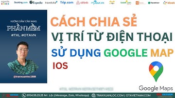 Chia sẻ vị trí trên bản đồ Google Map sử dụng iOS